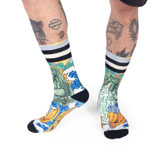 American Socks Kaiju King Mid High