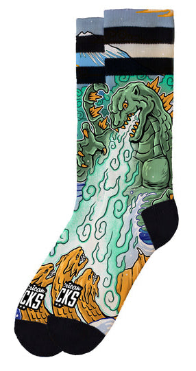 American Socks Kaiju King Mid High