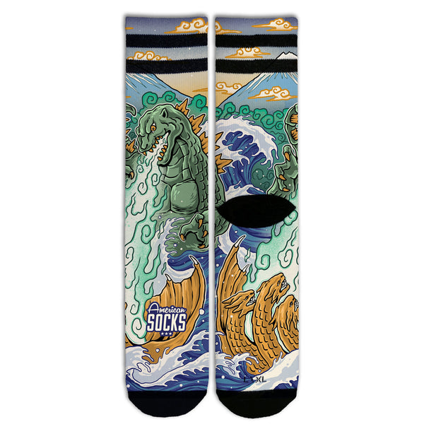 American Socks Kaiju King Mid High