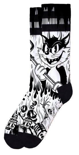 American Socks Evil Cat Mid High