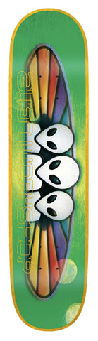Alien Workshop skateboard deck Spectrum VHS 2-Symmetrical Green 8.5"