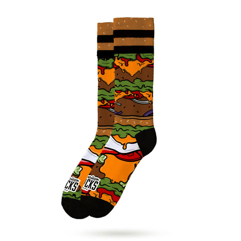 American Socks Burger Mid High Socks Multicolour S/M AS182S