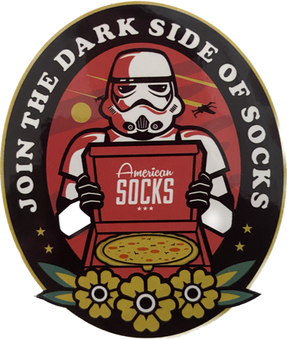 American Socks The Dark Side Sticker
