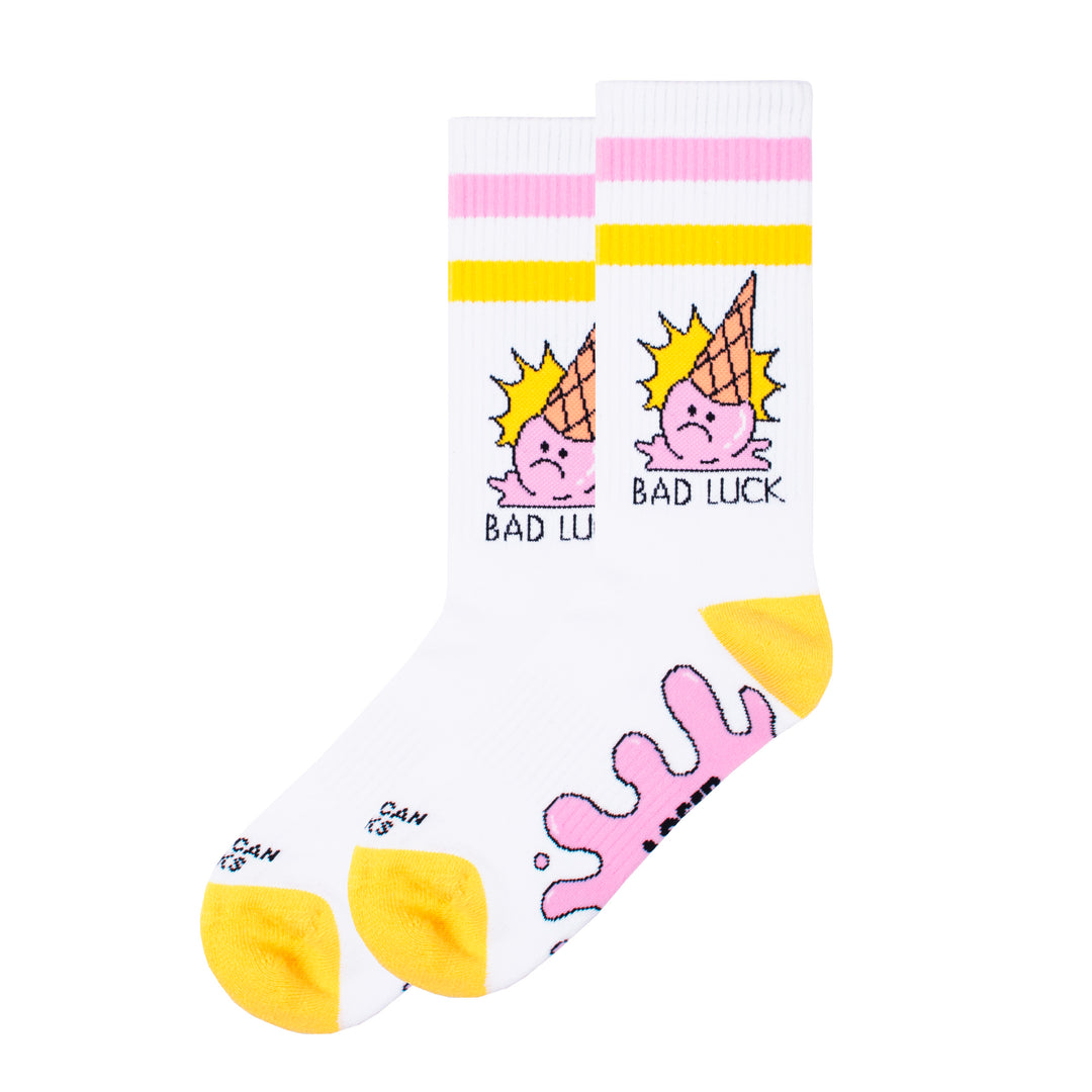 American Socks Loser Mid High White One Size
