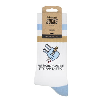 American Socks No More Plastic Mid High Socks One Size AS231