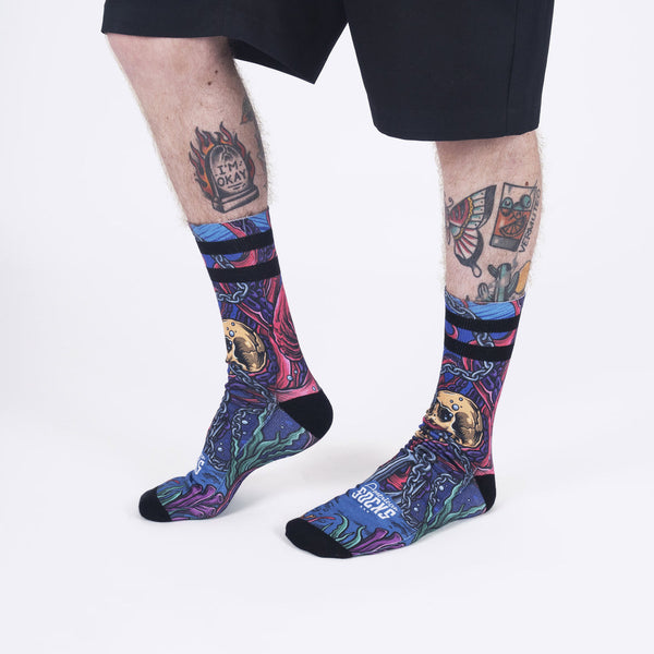 American Socks Octopus Mid High