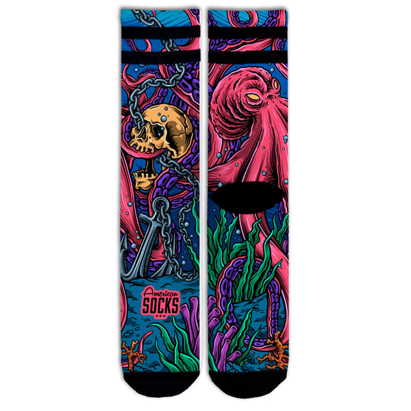 American Socks Octopus Mid High
