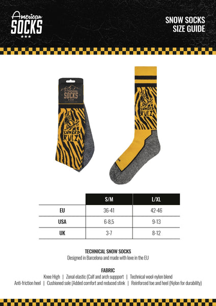 American Socks Ride or Die Snow Socks AS2212