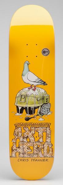 Anti Hero skateboard deck Pfanner Liberdad Yellow 8.25"