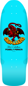 Powell Peralta skateboard deck Bones Brigade Series 15 Caballero light blue