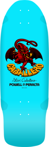 Powell Peralta skateboard deck Bones Brigade Series 15 Caballero light blue