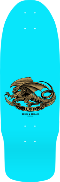 Powell Peralta skateboard deck Bones Brigade Series 15 Caballero light blue