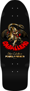 Powell Peralta Skateboard deck Bones Brigade Series 16 Steve Caballero Black 10.09"