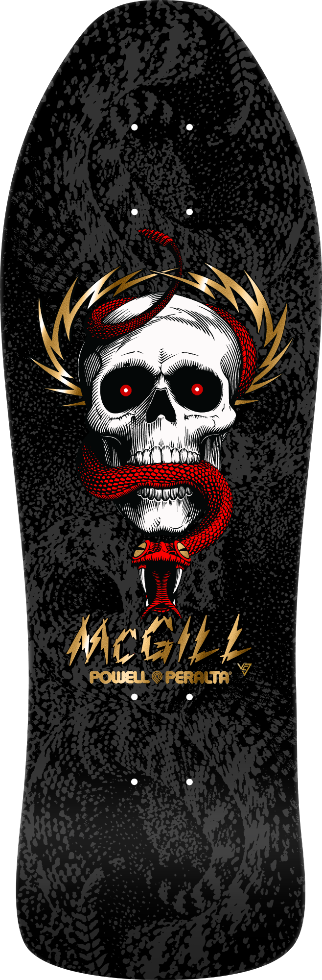 Powell Peralta Skateboard deck Bones Brigade Series 16 Mike Mcill Black 10.00"