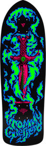 Powell Peralta Bones Brigade Series 14 Guerrero Skateboard Deck Blacklight 9.75"