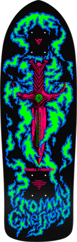 Powell Peralta Bones Brigade Series 14 Guerrero Skateboard Deck Blacklight 9.75"