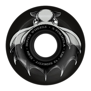 Bones Dark Waters skateboard Wheels 52mm 99A V5 Sidecut Black pack of x4