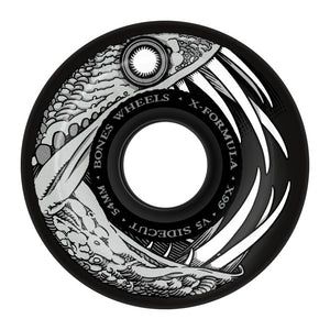 Bones Dark Waters skateboard Wheels 54mm 99A V5 Sidecut Black pack of x4