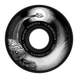 Bones Dark Waters skateboard Wheels 55mm 99A V5 Sidecut Black pack of x4