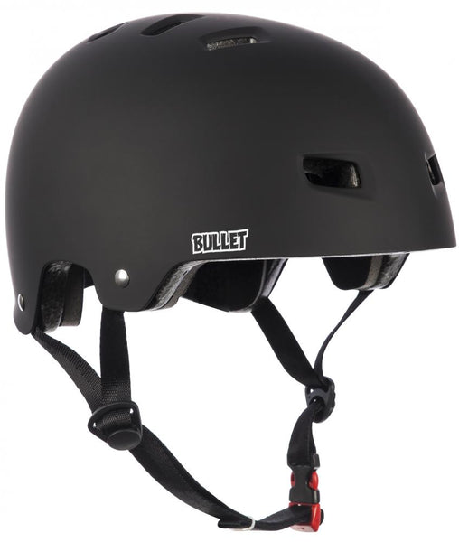 Bullet skateboard Helmet T35 Deluxe Youth One size Fit All Matt Black