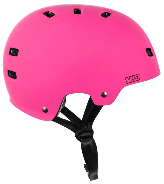 Bullet skateboard helmet T35 Deluxe Matte Pink - Youth (One size Fit All)