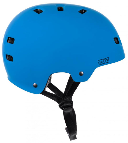 Bullet skateboard helmet T35 Deluxe Matte Blue - Youth (One size Fit All)