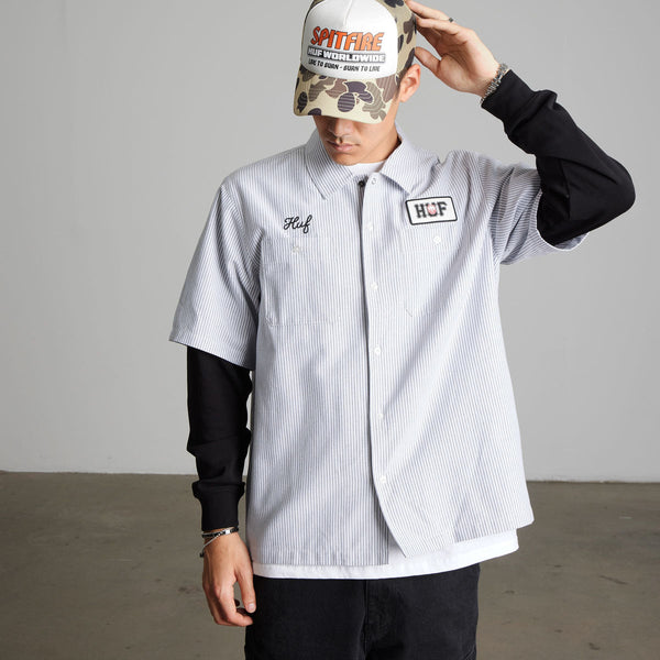 Huf x Spitfire trucker cap Burn Forever - Camo