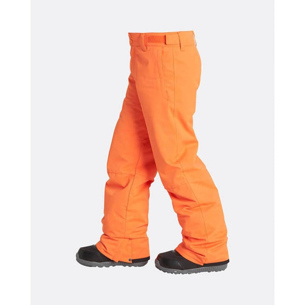 Billabong Grom Snow Pants Boys 12 yrs / 152cm Puffin Orange Sample