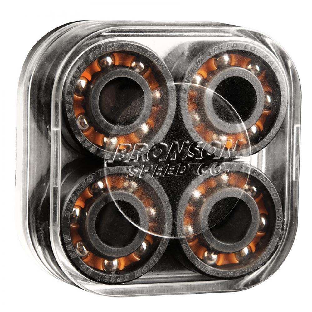 Bronson Speed Co. skateboard bearings Raw (Pack 8)