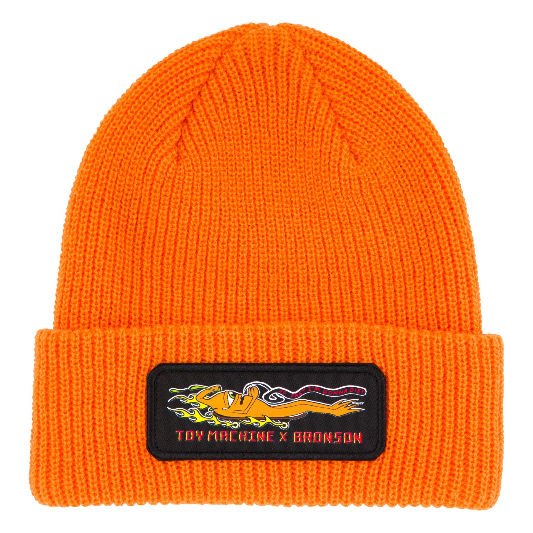 Bronson Speed Co. x Toy Machine Beanie Orange One Size