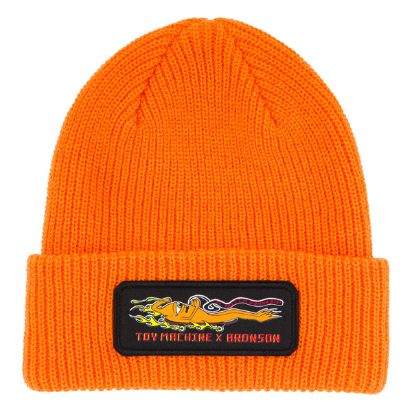 Bronson Speed Co. x Toy Machine Beanie Orange One Size