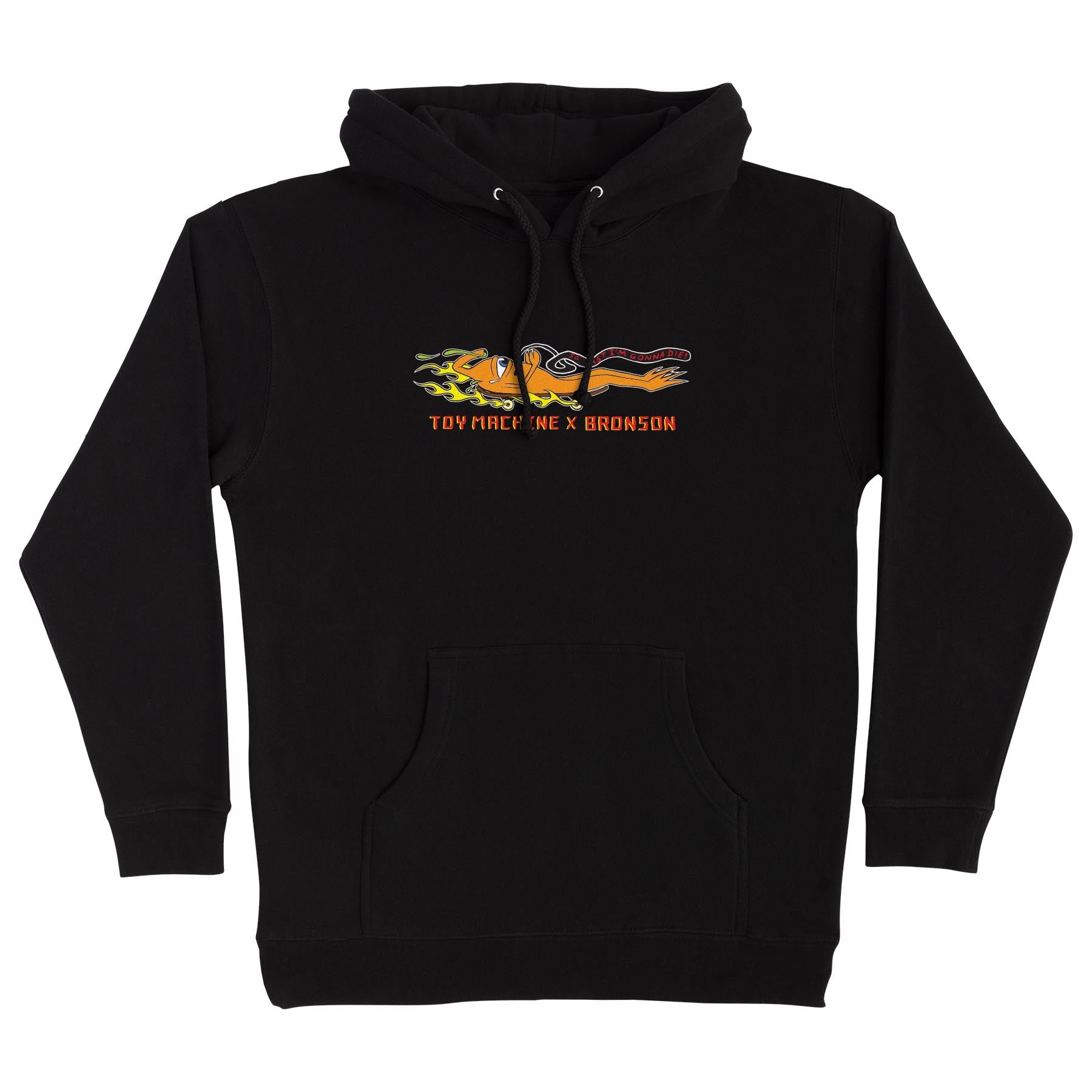 Bronson Speed Co. x Toy Machine Pullover Hoodie Black