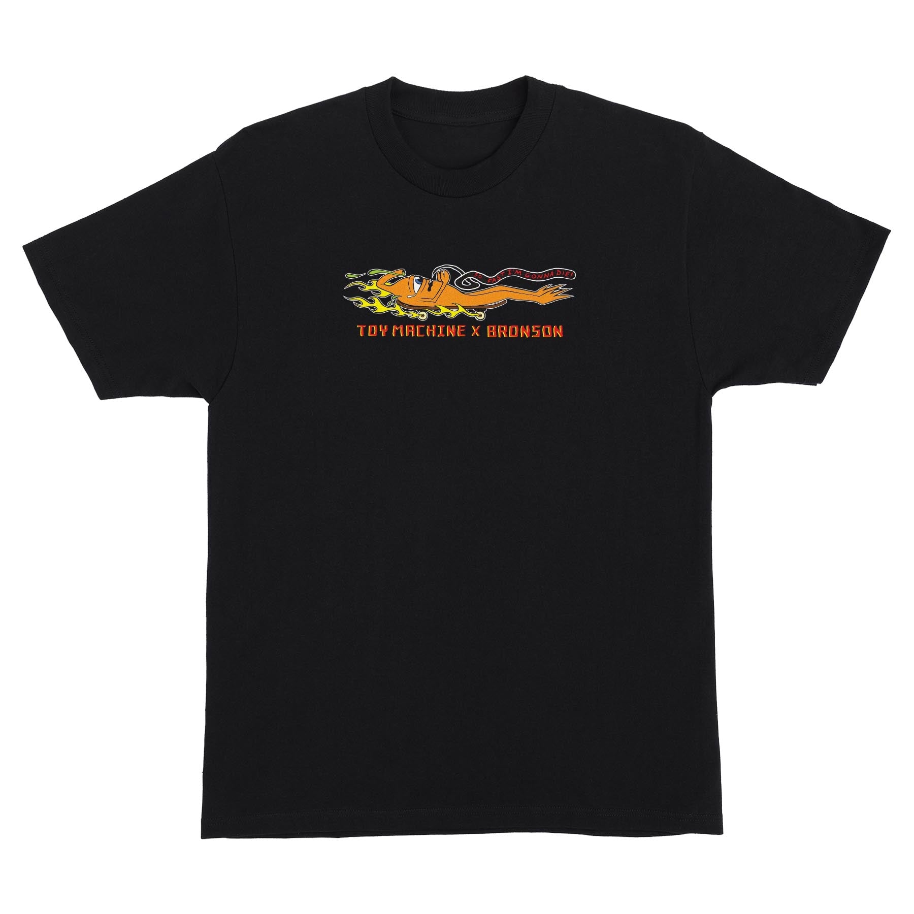 Bronson Speed Co. x Toy Machine Short sleeves Tee shirt Black