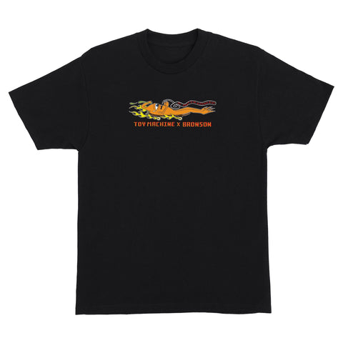 Bronson Speed Co. x Toy Machine Short sleeves Tee shirt Black
