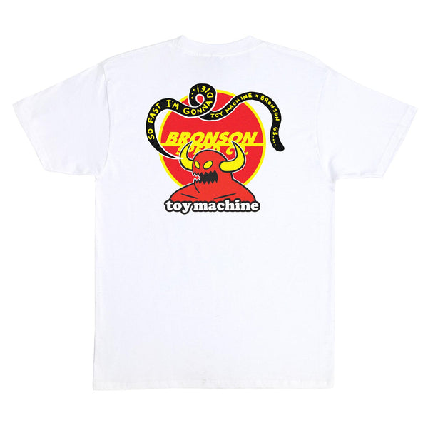 Bronson Speed Co. x Toy Machine Short sleeves Tee shirt White