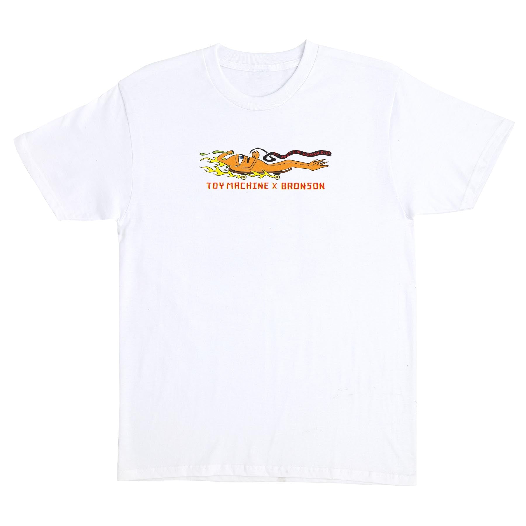 Bronson Speed Co. x Toy Machine Short sleeves Tee shirt White
