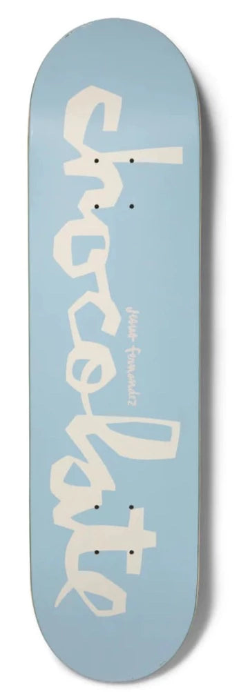 Chocolate skateboard Deck Original Chunk W45D3 Jesus Fernandez Blue 7.875"