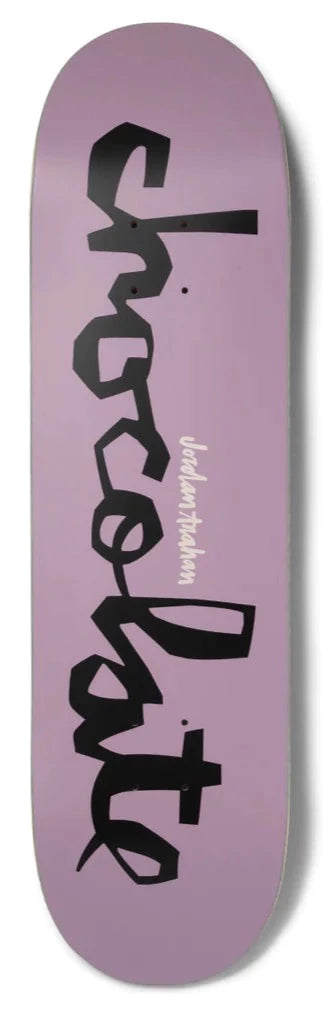 Chocolate skateboard Deck Original Chunk W45D3 Jordan Trahan Purple 8.25"