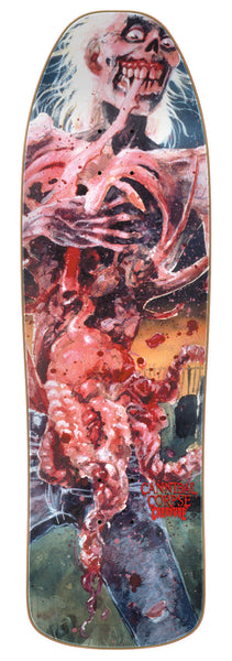 Creature skateboard deck Cannibal Eaten Back to Life 9.35"