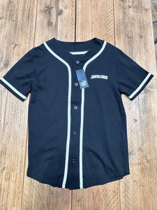Santa Cruz Arch Strip Baseball Shirt Black Size M Sample 50% Off Sale