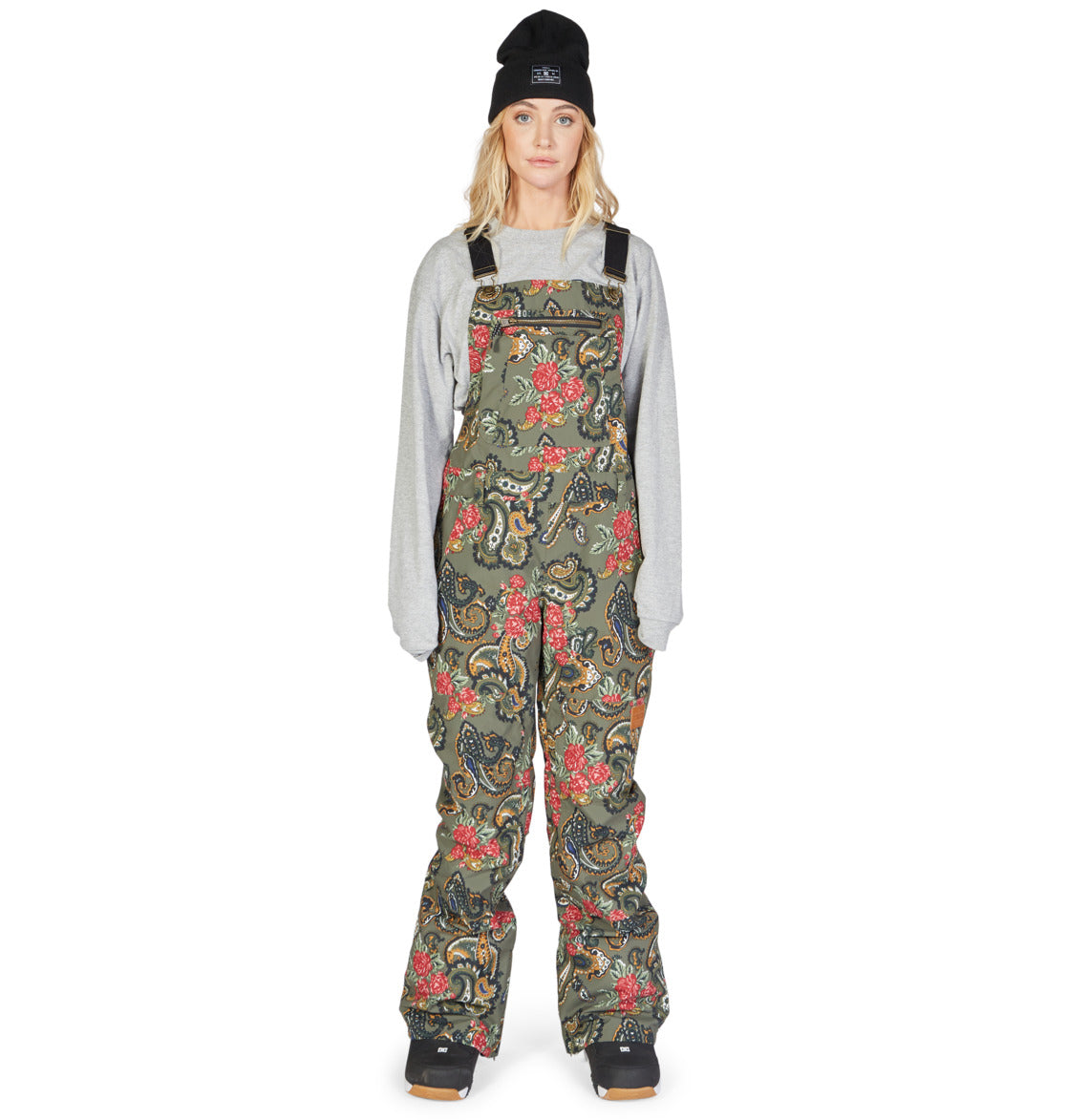 DC Crusade Technical Bib for Women Small Paisley Ivy Green Sample