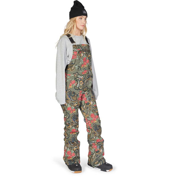 DC Crusade Technical Bib for Women Small Paisley Ivy Green Sample