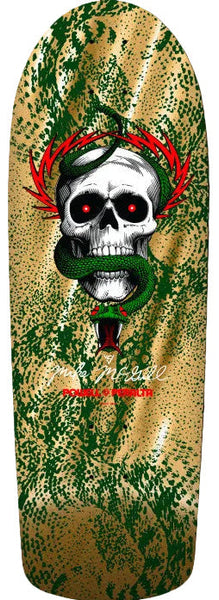 Powell Peralta skateboard deck Mike McGill Skull & Snake '18' Gold Foil 10"
