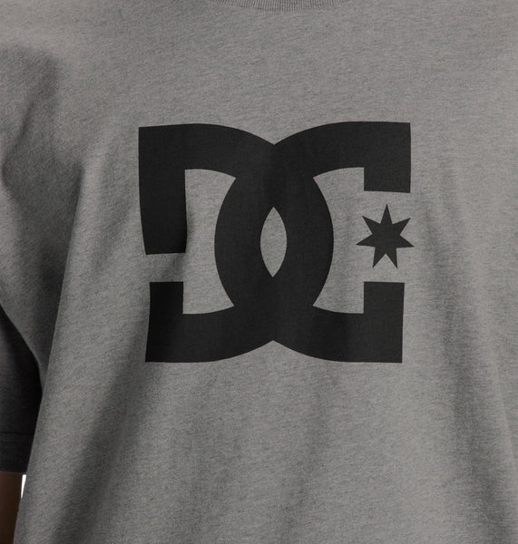 DC Star Men's T-Shirt Heather Grey ADYZT05373-KNFH