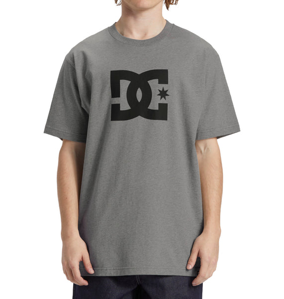 DC Star Men's T-Shirt Heather Grey ADYZT05373-KNFH