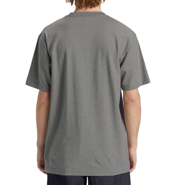 DC Star Men's T-Shirt Heather Grey ADYZT05373-KNFH