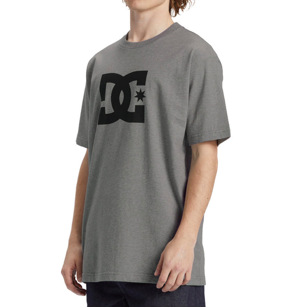 DC Star Men's T-Shirt Heather Grey ADYZT05373-KNFH