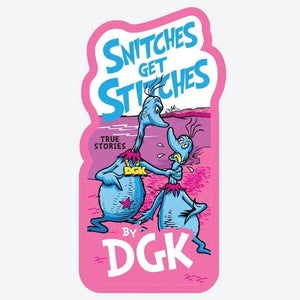 DGK Sticker Stitches 3" x 4"