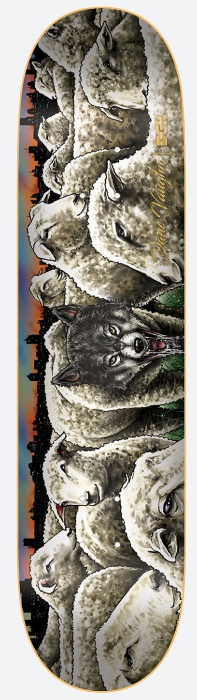 DGK skateboard Deck Wolf Vaughn 8.25