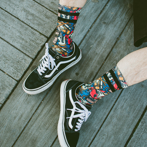American Socks Signature Rockband Multicolour